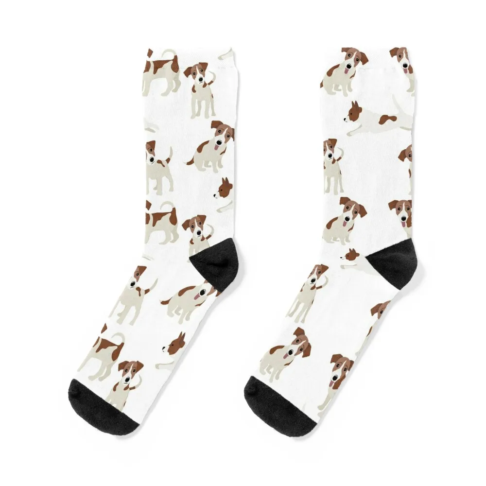 

Jack Russell Terrier Dog Funny love Socks Thermal man winter kids football compression Woman Socks Men's