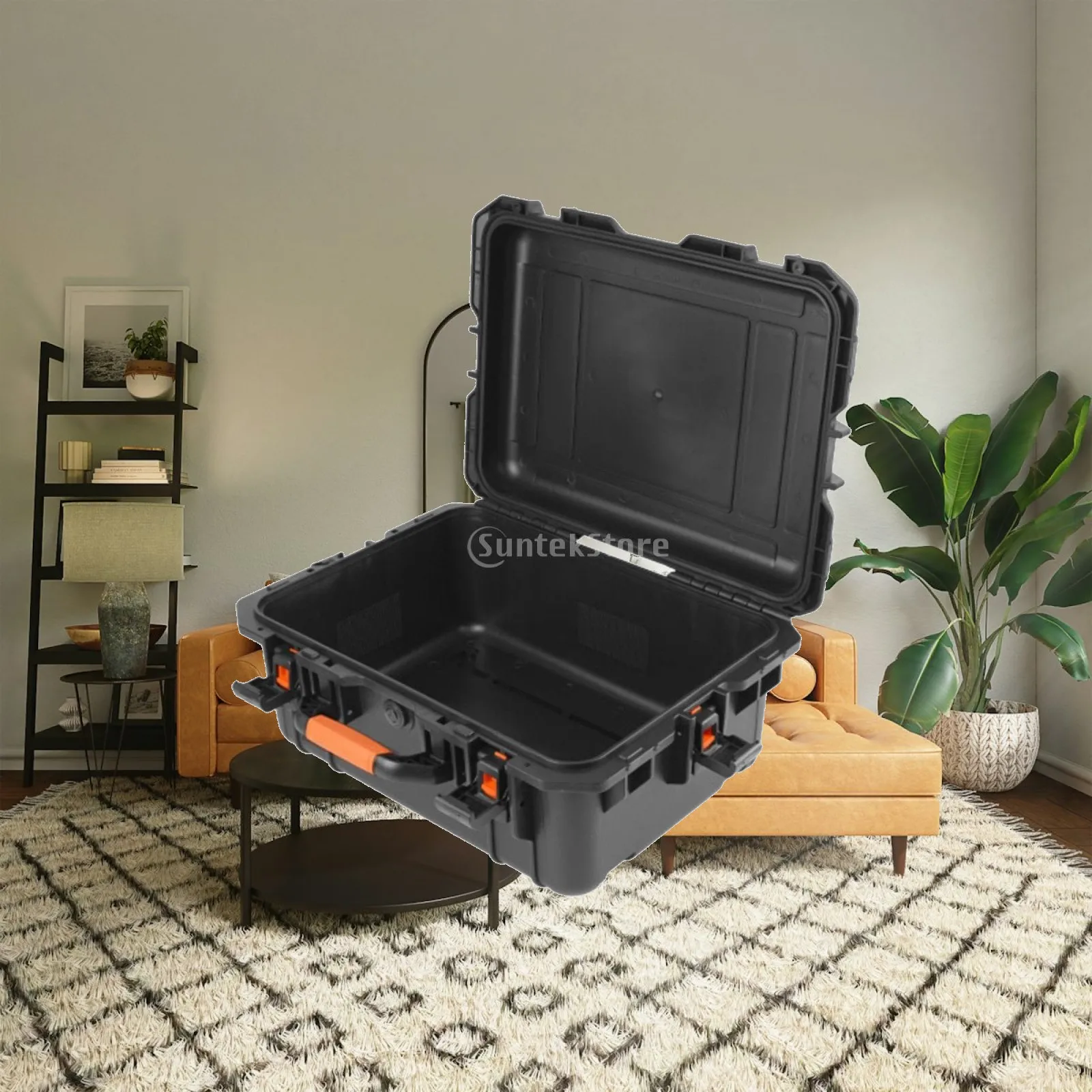 Heavy Duty Towing Equipment Case with Wheels Hard Case Bag Secure Storage Box for Tools Instruments and Camera Gear