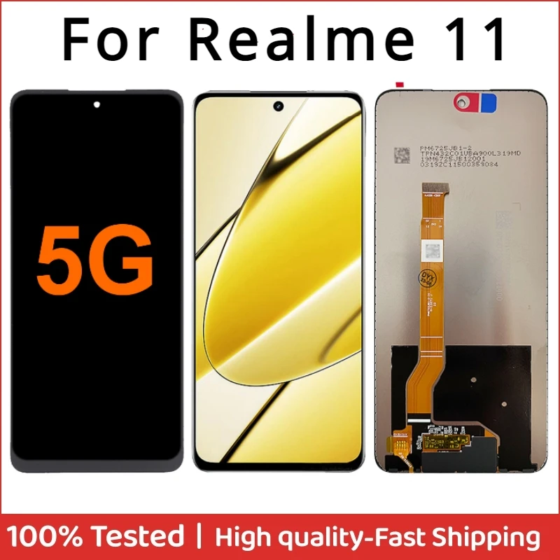 6.72'' IPS  For Realme 11 5G LCD Display Touch Screen Digitizer Assembly