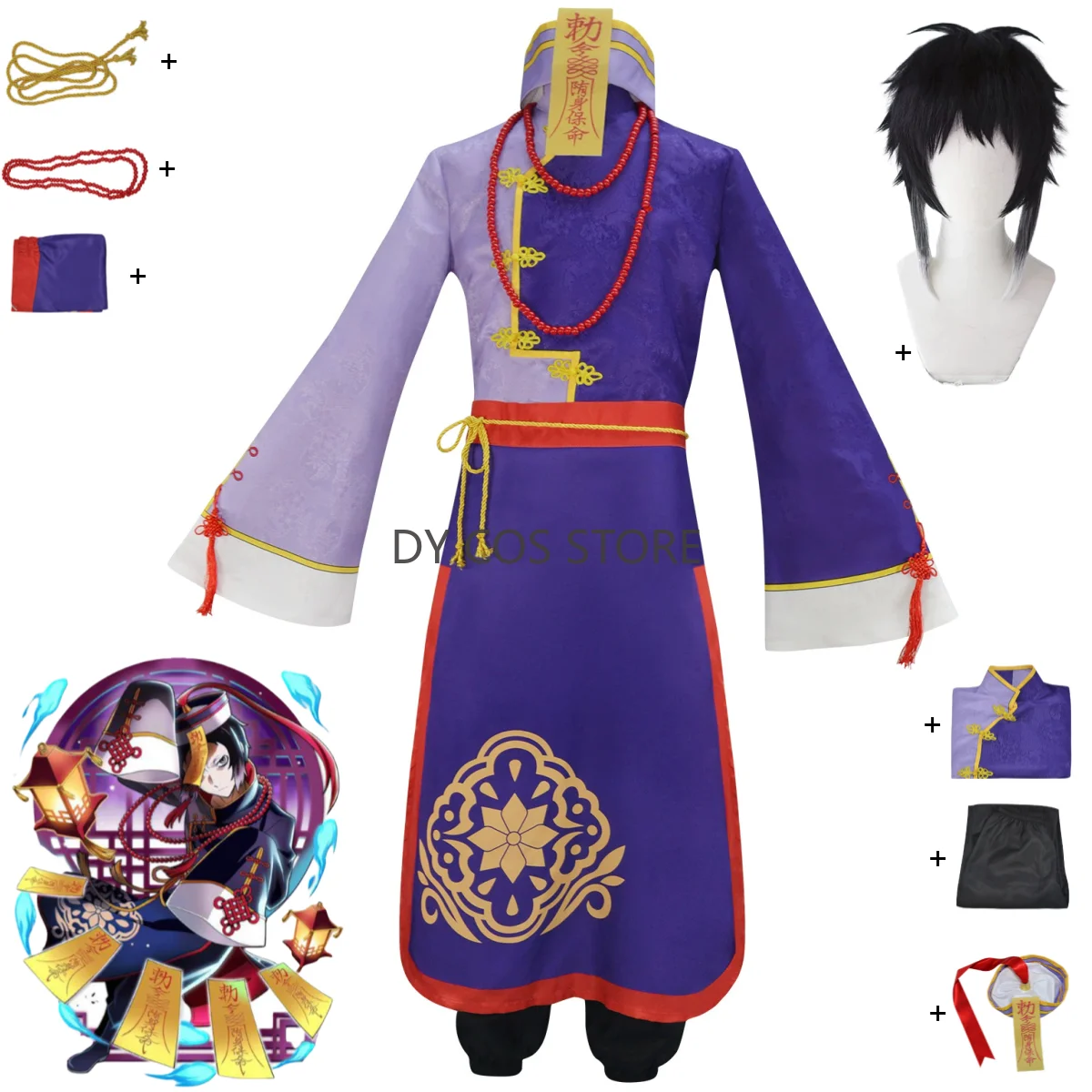 

Аниме Bungo Stray Dogs Ryunosuke Akutagawa Косплей Костюм Зомби Униформа Топ Брюки Юбка Парик Мужчина Женщина Костюм для Хэллоуина