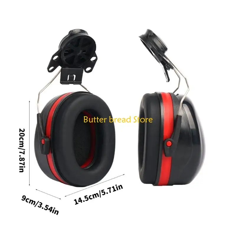 헬멧을위한 W89C 소음 억제 귀 머프 조절 가능한 헤드 밴드 수리 샌딩 작업