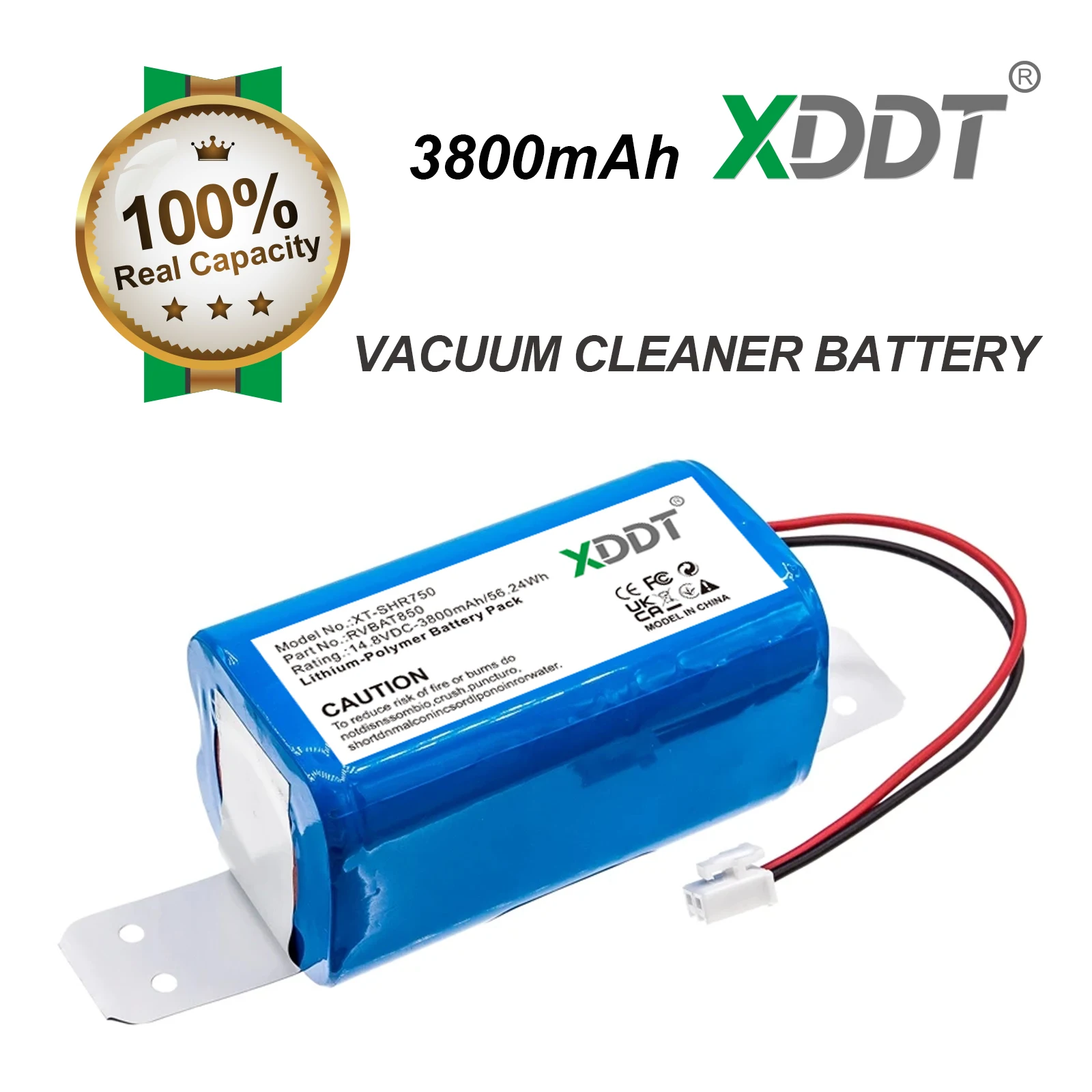 

Аккумулятор XDDT 3800 мАч для пылесосов Shark RV700_N, RV720_N, RV725_N, RV750_N, RV761, RV1000, RV1001, RV1001AE, UR1005AE
