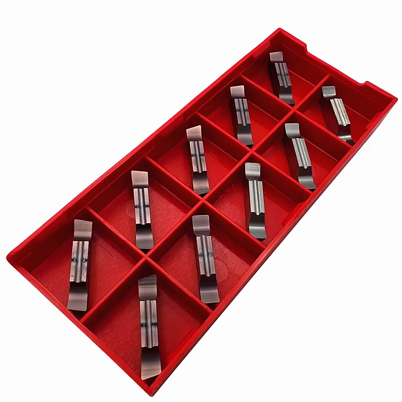 CNC Groove Cutter Grain Beveled 8° 15°  Flat Cut Off Grooving Inserts MGGN150/200/250/300/400 Stainless Steel MGEHR Turning Tool