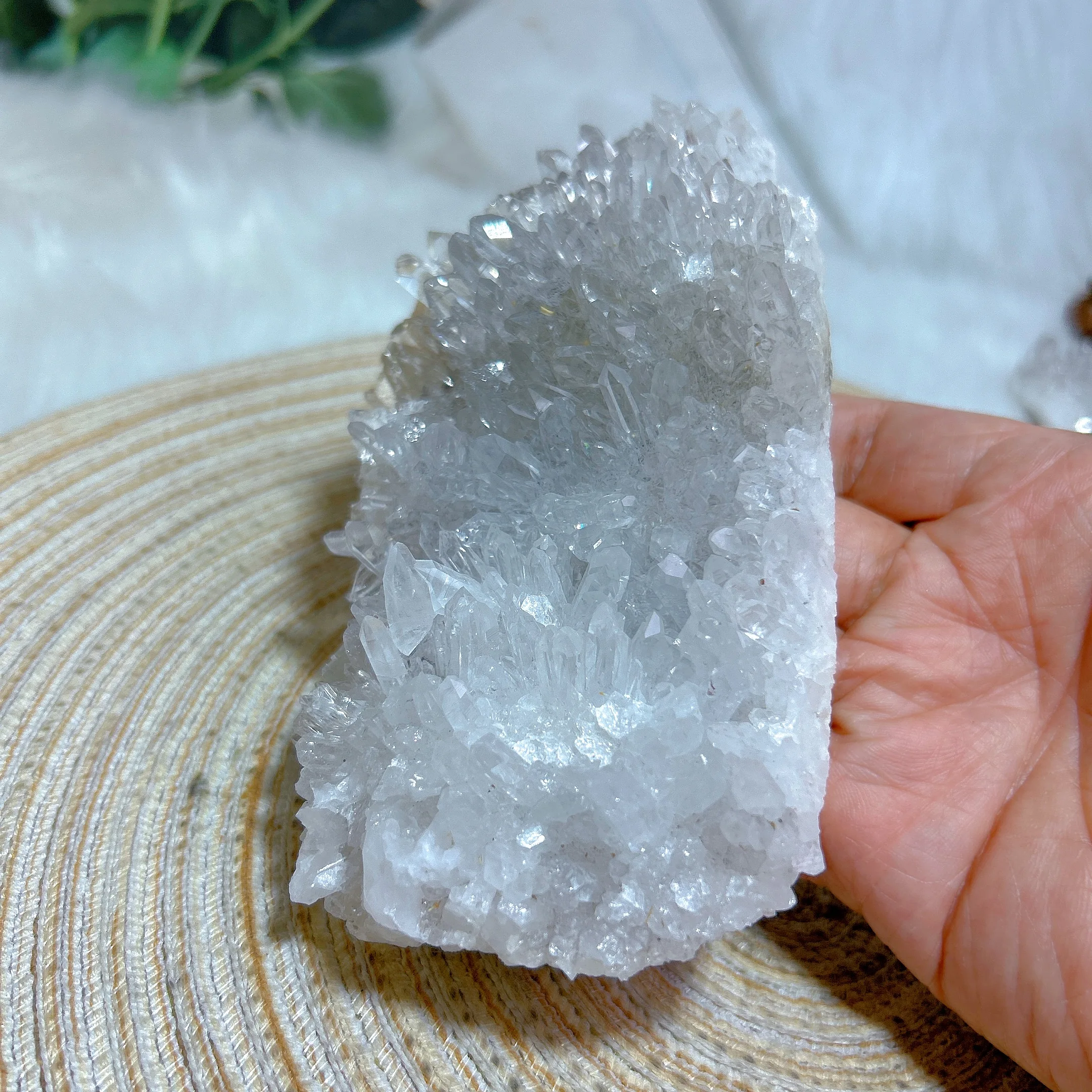 Specimen Clear Quartz Cluster Raw High Quality Healing Natural Crystals Druzy Home Decorations Ornament Room Decor Ore Mineral