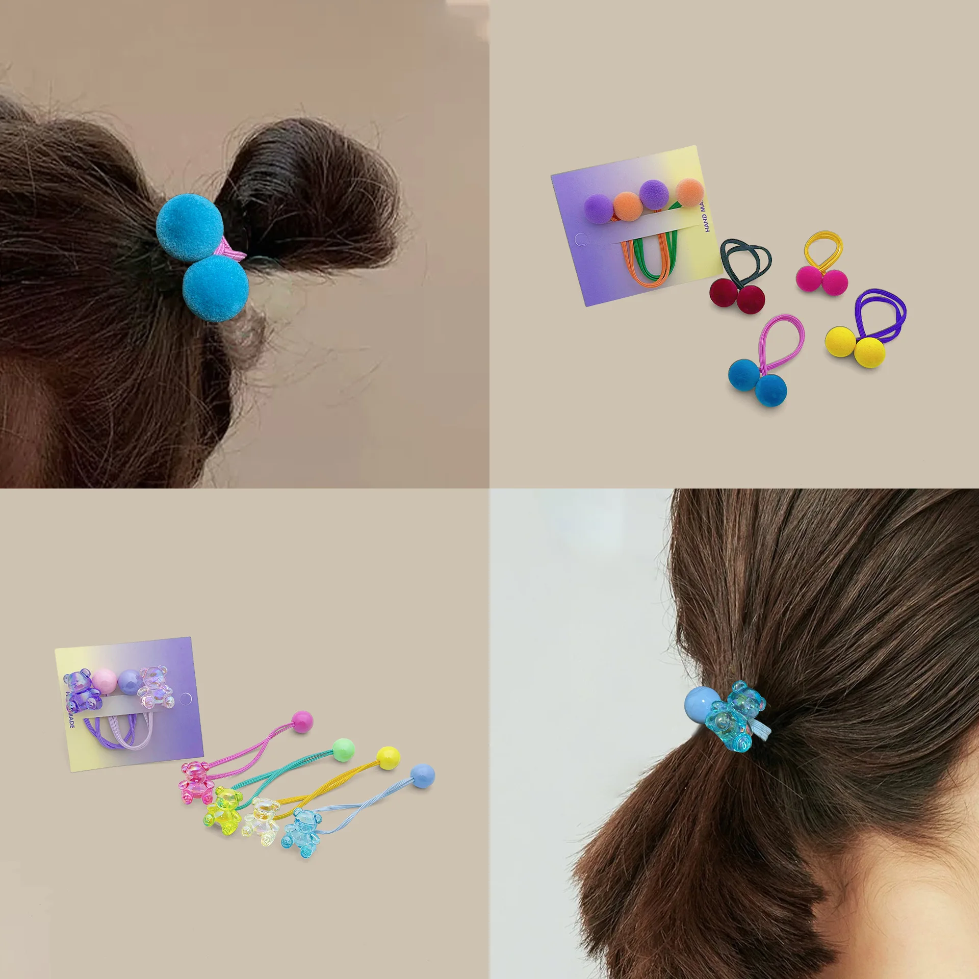 

Children's Hair Band Hand-painted Glossy Star Love Does Not Hurt The Hair Wrapped Headrope Baby Hair Accessories