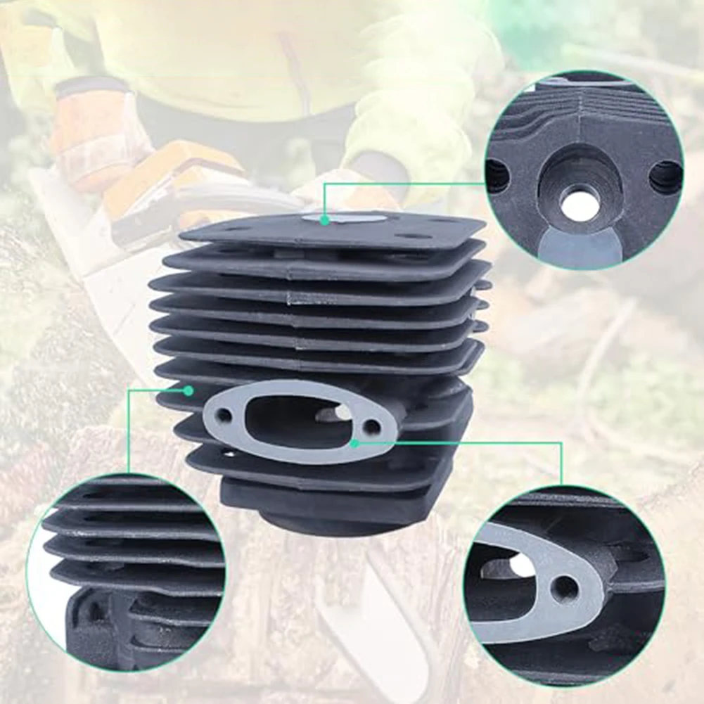 Kit Gergaji Mesin 54Mm 54Mm Kit Piston Silinder Batang Tersedak Termasuk Kompatibel dengan 288XP 181 untuk Pemeliharaan Gergaji Mesin