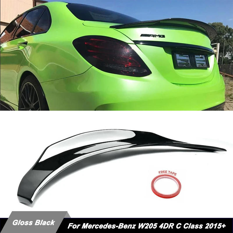 

Спойлер-крыло для багажника Mercedes Benz W205 C200 C250 C300 C43 AMG Sedan 2015-2021, стиль PSM, тип «утиный хвост»