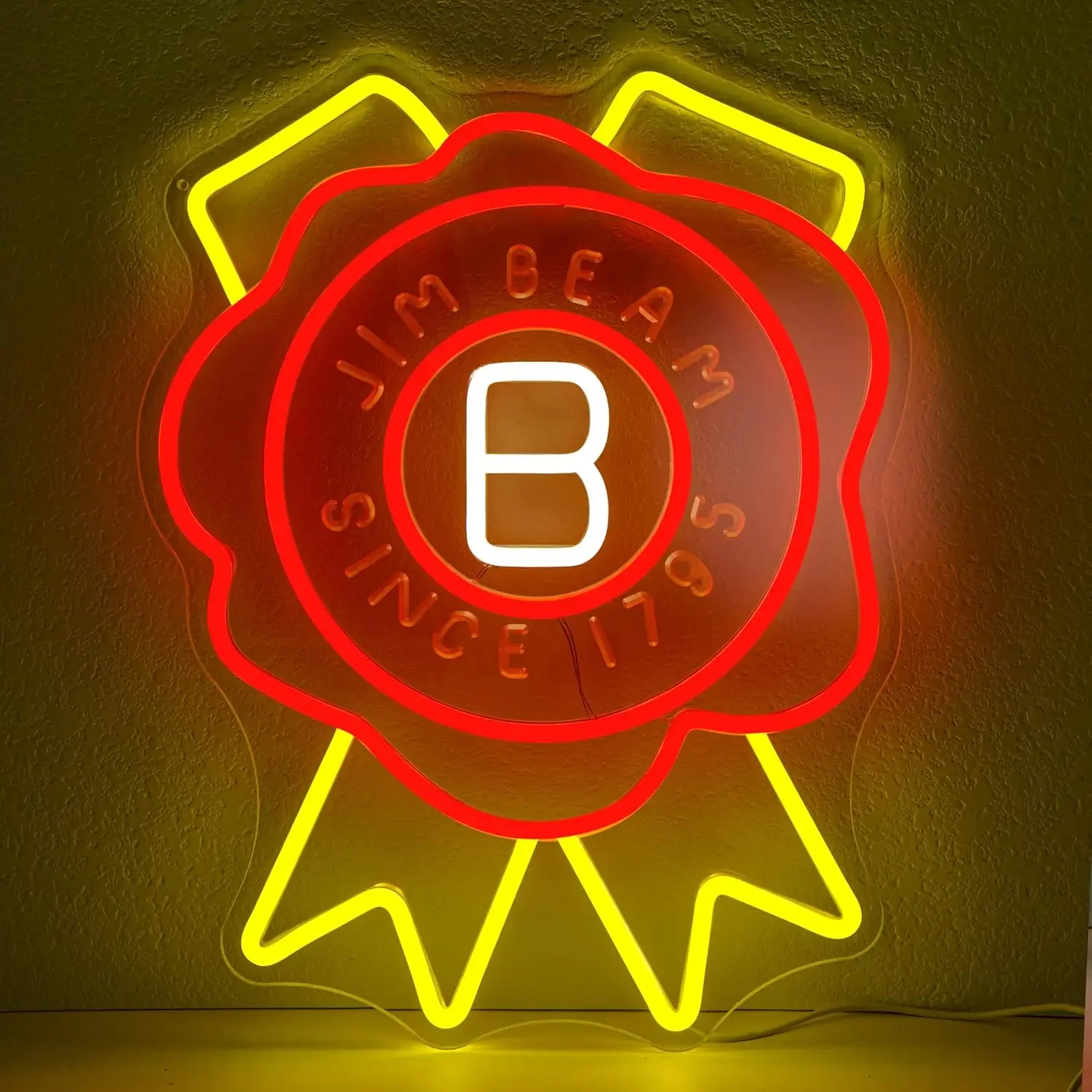 

Badge Neon Sign Dimmable LED Neon Light Man Cave Neon Bar Home Bar Club Bedroom Game Living Room Wall Decor Kid Birthday Gift