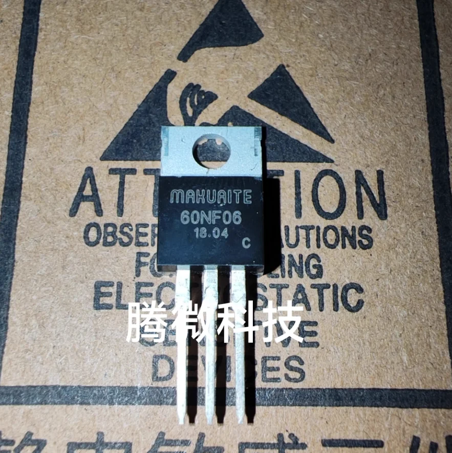 10PCS 60NF06 P60NF06 STP60NF06 TO-220 Field Effect Transistor 60A/60V