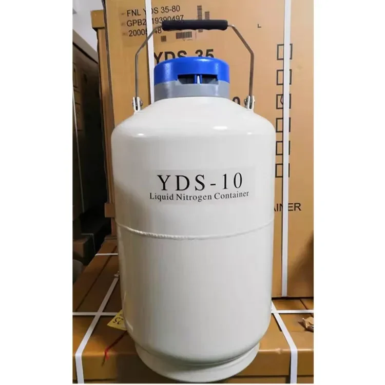 

10liters portable cryogenic liquid nitrogen container static storage tank