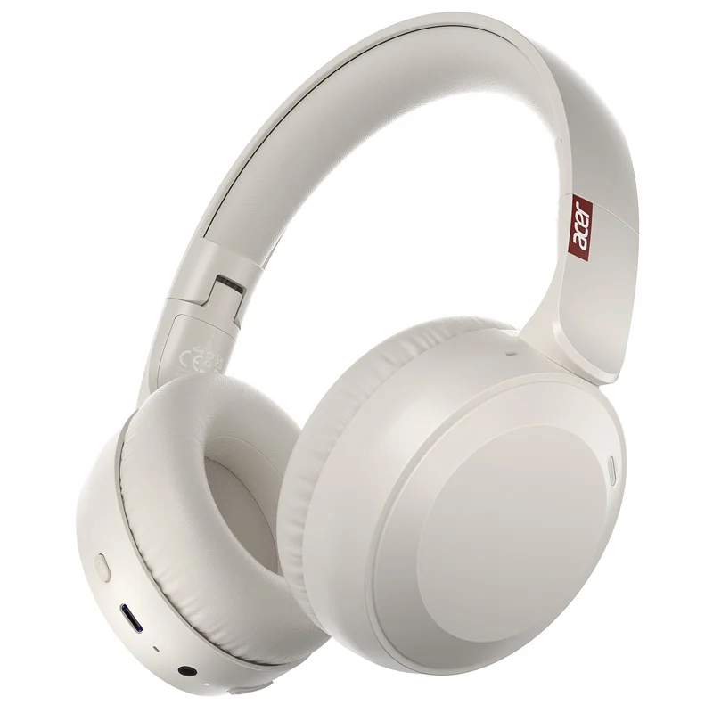 Acer Wireless Headphones Bluetooth 6.0 HiFi Stereo Noise-cancelling Gaming Headsets 3.5mm Jack Foldable Headphones with Mic