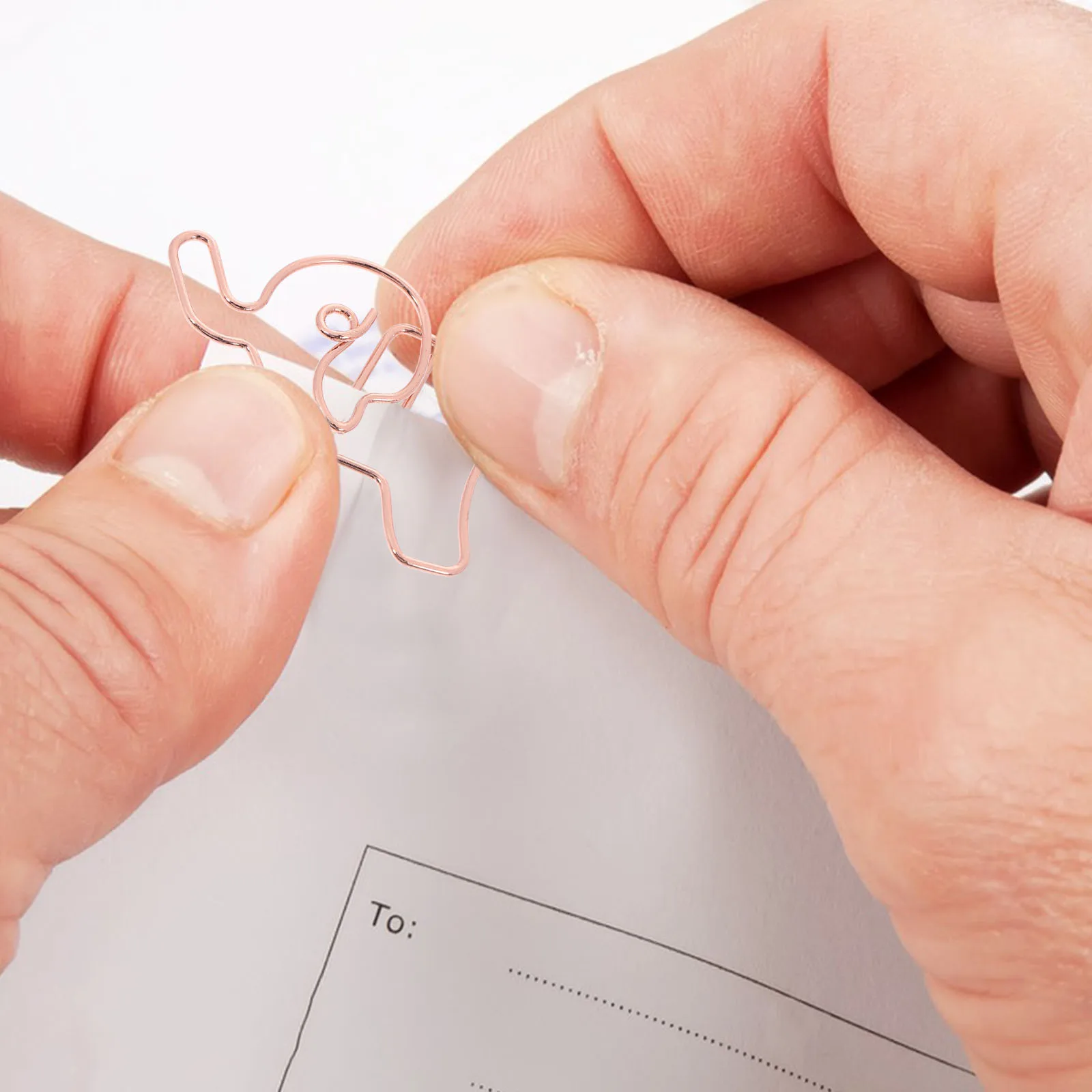 

20pcs Elephant Shaped Paper Clips Colored Metal Cute Decorative Office Supplies Animal Bookmarks Large Funny Bookmarks