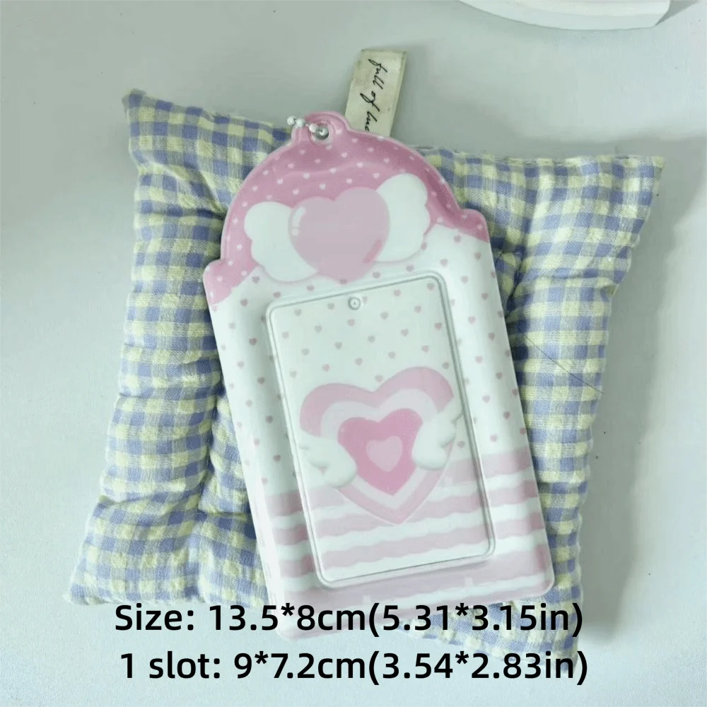 Niedlich für 3 Zoll Kpop Fotokartenhalter PVC Ins Style Idol Fotorahmen Cartoon Geschenk Kartenhalter Kartenetui