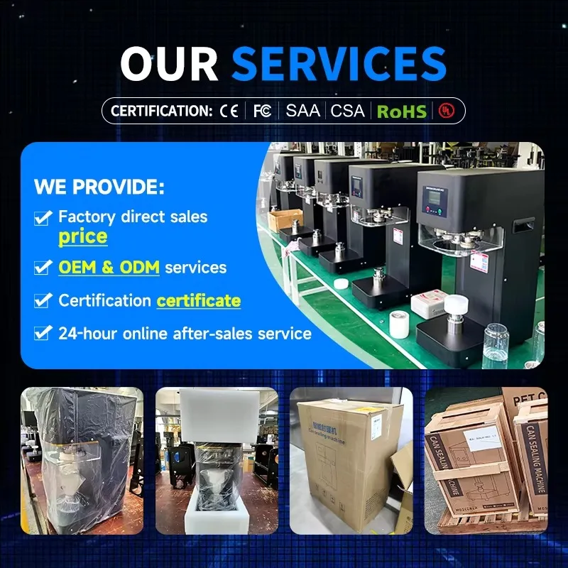 Xiangyin Elektrische automatische blikkensluiter Aangepaste inblikkende sluitmachine voor drankflessen Hout 304 roestvrij staal