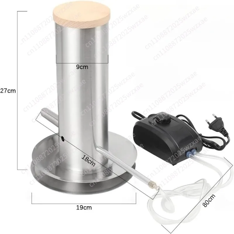 Stainless steel barbecue smoke cooler, barbecue grill electric smoker, smoke generator smoker