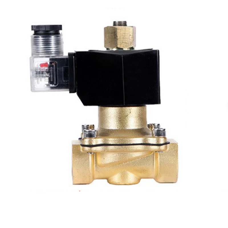 

3/4'' IP65 Waterproof Brass Solenoid Valve Normally Open 24V 12V 220V 110V Water/Gas Solenoid Valves For Humid Environment