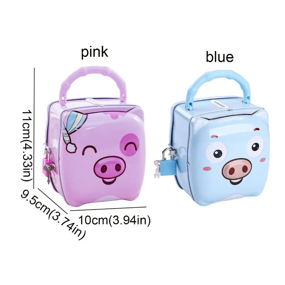 بنك صغير للأطفال ، صندوق توفير المال ، ألعاب الأطفال ، صناديق التخزين ، ديكور المنزل