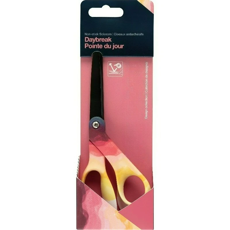 

8-дюймовые модные ножницы для скрапбукинга с антипригарным покрытием, цвет Daybreak, 1 штука, универсальные ножницы для взрослых на каждый день