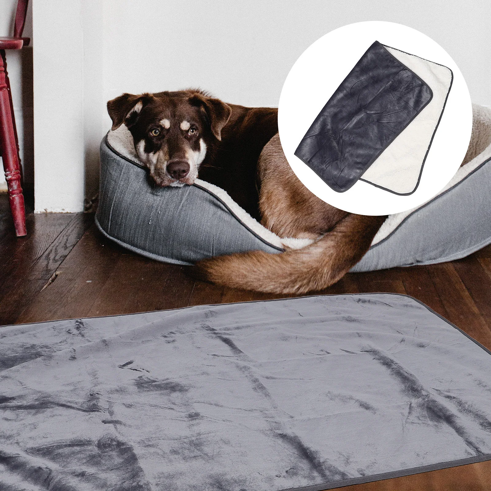 

Waterproof Pet 100X75Cm Soft Washable Dog Bed Cover For Sofa Couch Large Puppy Thermal Mat Blanket Dog Waterproof Pet Blanket