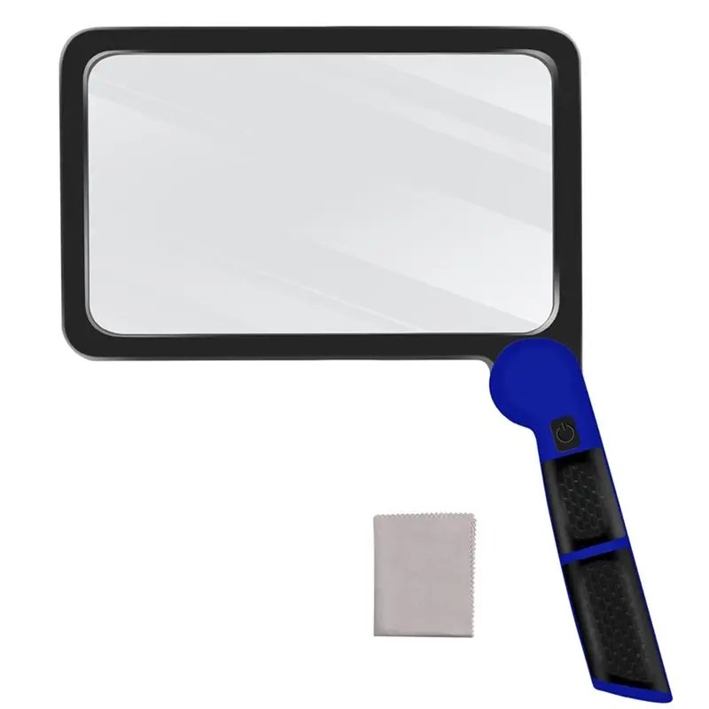 

ABUI-Anti-Glare 5X Magnifying Glass With Light-Lite Weight Design For Reading Magnifier Featuring 48 LED Light Illumination