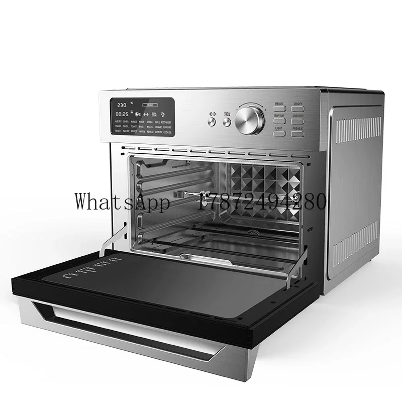 30L Large Capacity Air Fryer Convection Oven 1800W Stainless Steel 21‑in‑1 Toaster Oven Rotisserie