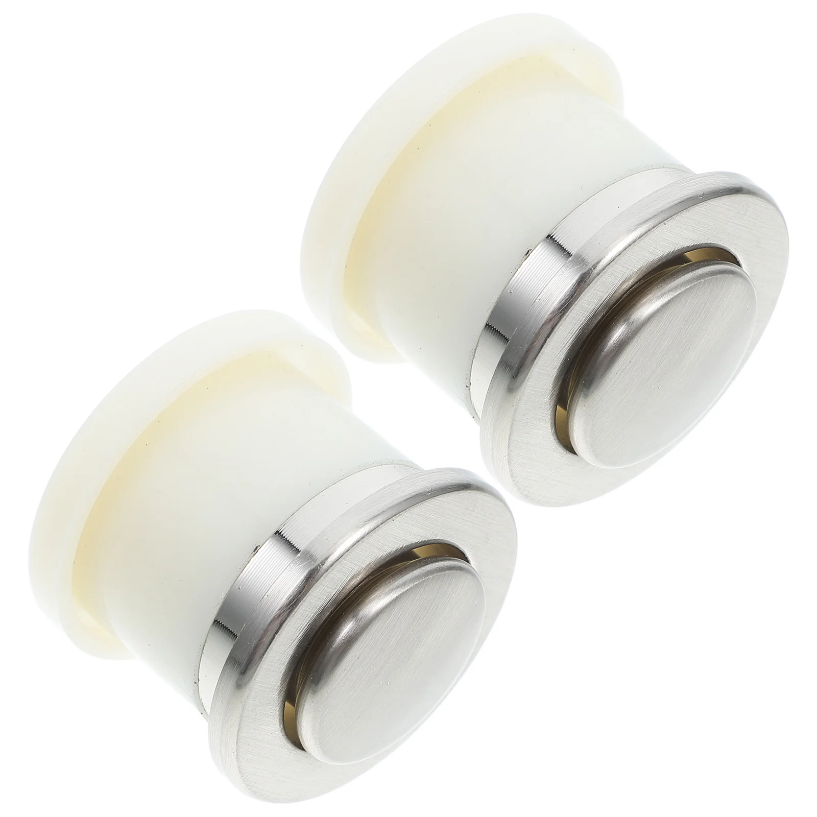 

2pcs Tatami Recessed Handle Invisible Cabinet Pull Concealed Spring Knob For Drawer Door Wardrobe Bathroom Furniture Zinc Alloy