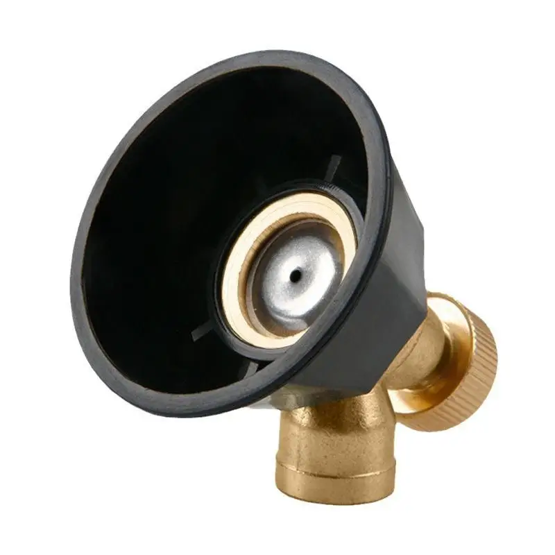 ~1Pcs Windproof Sprayer Agricultural Adjustable Black Twister Air Vortex High Pressure Nozzle For Biocide Atomization