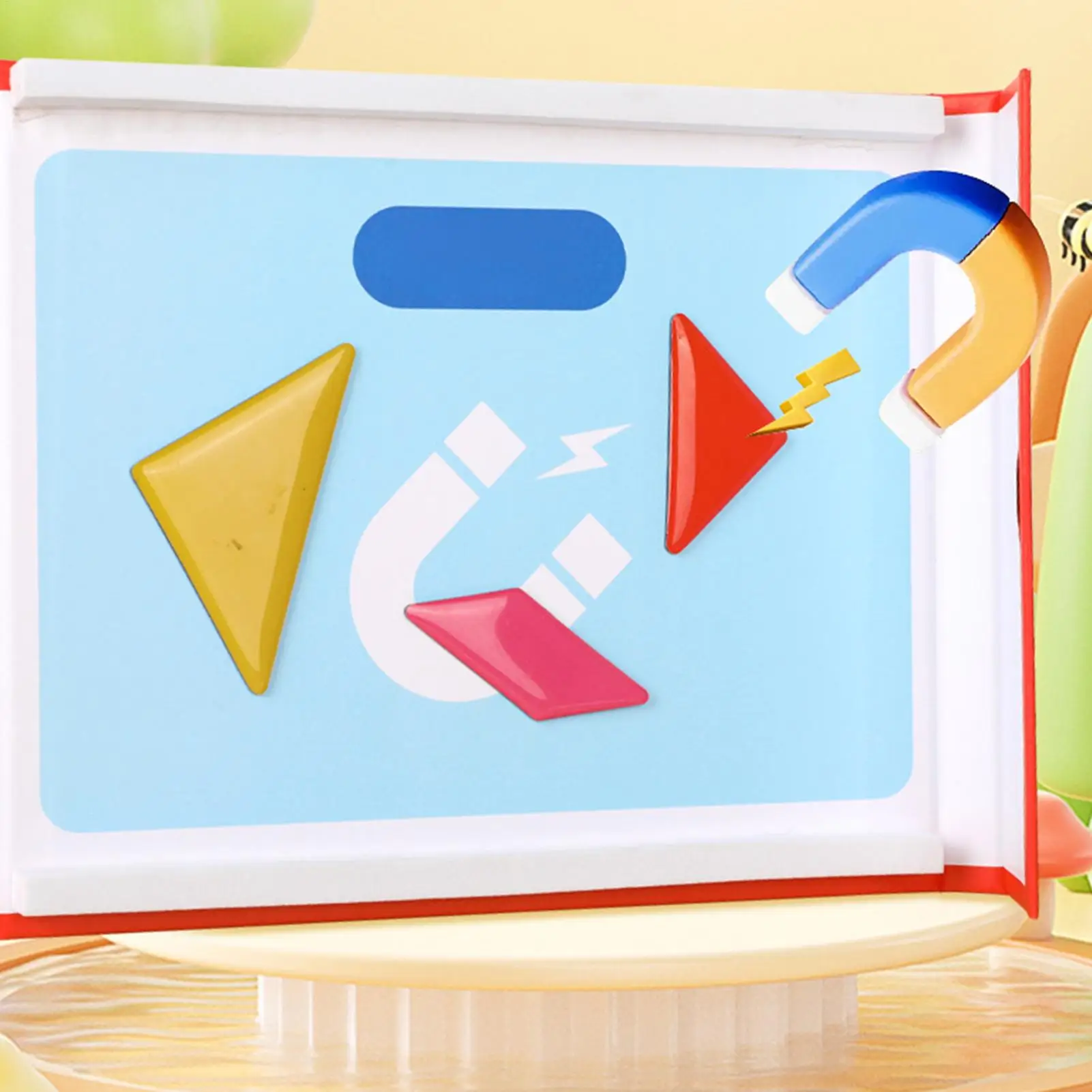 

Pattern Blocks For Kids Magnetic Educational Toys Geometric Puzzle For Kids Ages 3 Girls Boys Kindergarten Preschool Home School