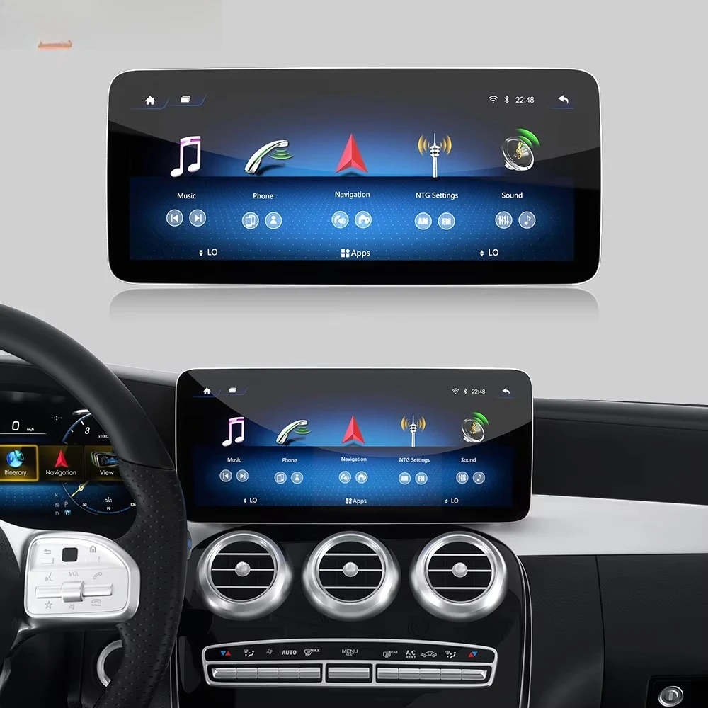 8+128G Android 14 Radio GPS Audio Car Stereo for S W221 W220 W216 CL 2005-2013
