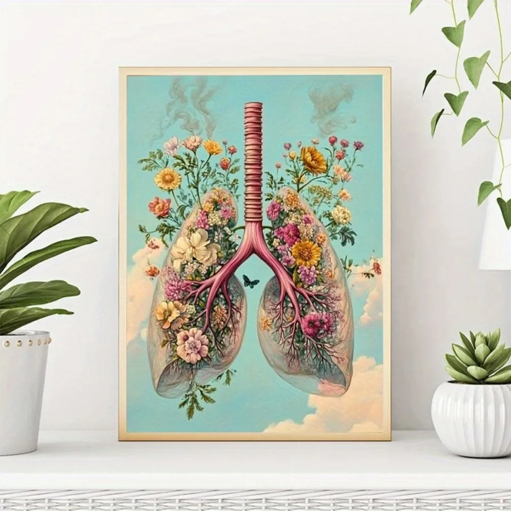 

500/1000/1200/2000PCS Puzzle Flowers on The Lungs Jigsaw Puzzles Leisure and Relaxation Modern Home Decoration