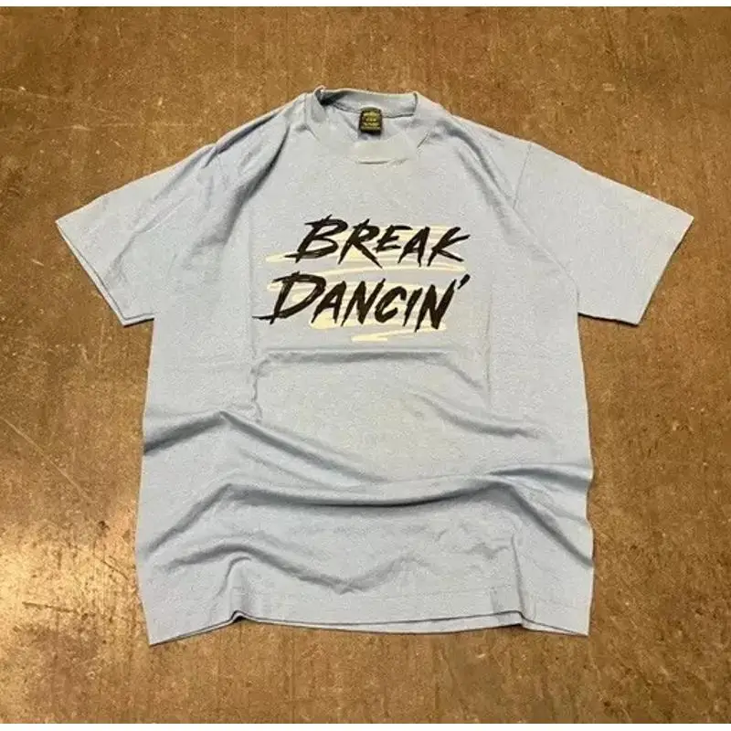 Camiseta Vintage Break Dance Russel Medium 1980S Usa B Boy Hip Hop