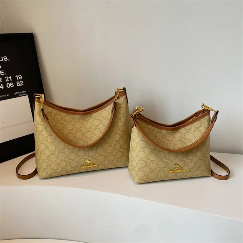 Berühmte Designer-Damen-Einkaufstasche aus Leder, Luxusmarke, modisch, klassisch, elegant, Pendler-Vintage-Tasche