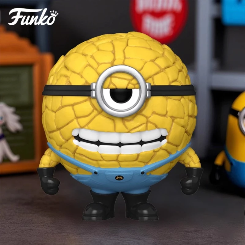

Genuine Edition FUNKO POP《Despicable Me 4》Minions，Dave，Gus，Jerry Anime Desktop Decoration Ornament Model Toys Collectible Model