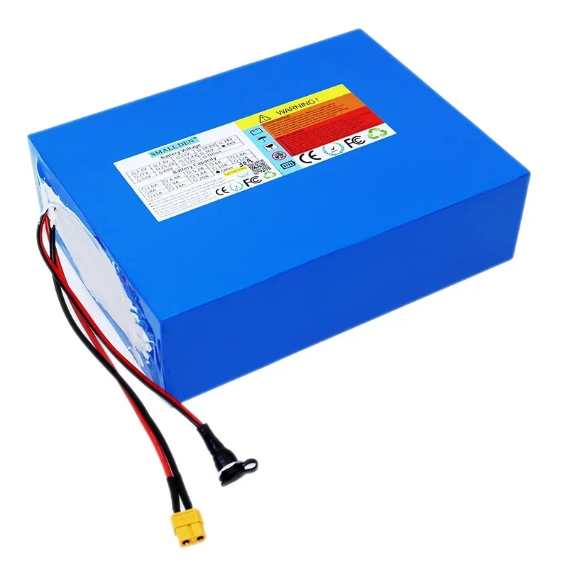 New 48V 30Ah 18650 Lithium Battery Pack 13S9P 1500W High Power Built-in 30A BMS,For Electric two wheelers/Scooter/Powerful Moped