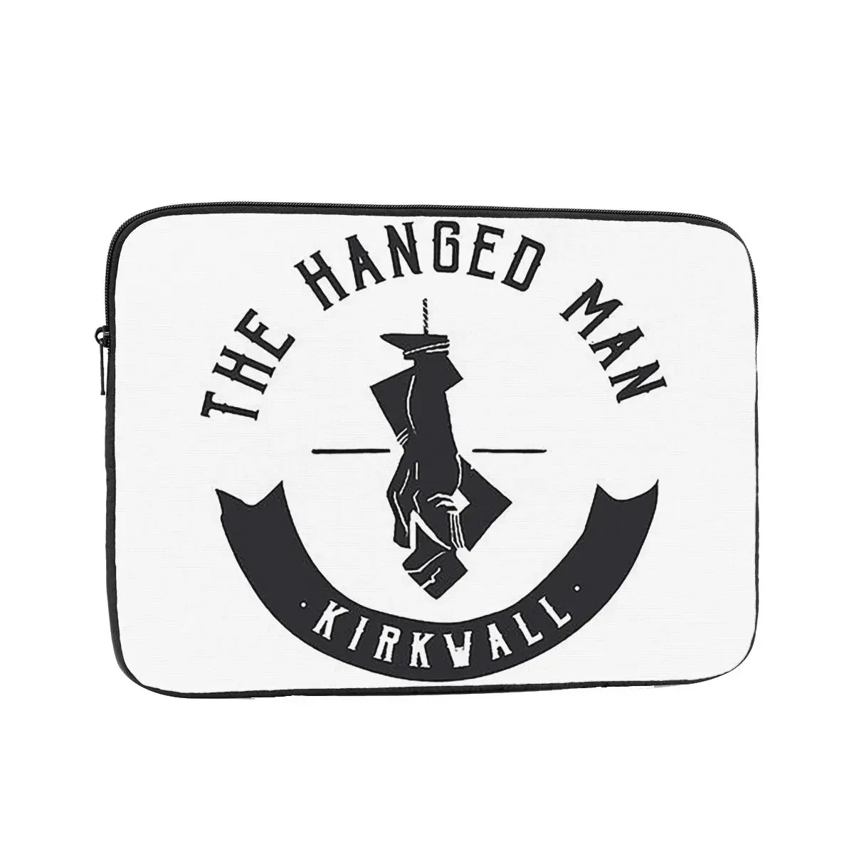 The Hanged Man Pub Logo Dragon Age 2 Black Log Notebook Laptop Bag Case Pouch 10 12 13 15 17 Inch Tablet Shockproof Case Bag