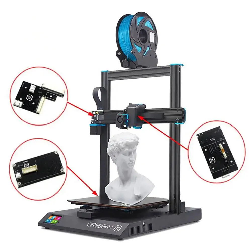 Artillery Sidewinder X1 Z Axis X Axis Extruder Transfer Boards For V4 Sidewinder X1 PCB Boards Breakout Boards Kit