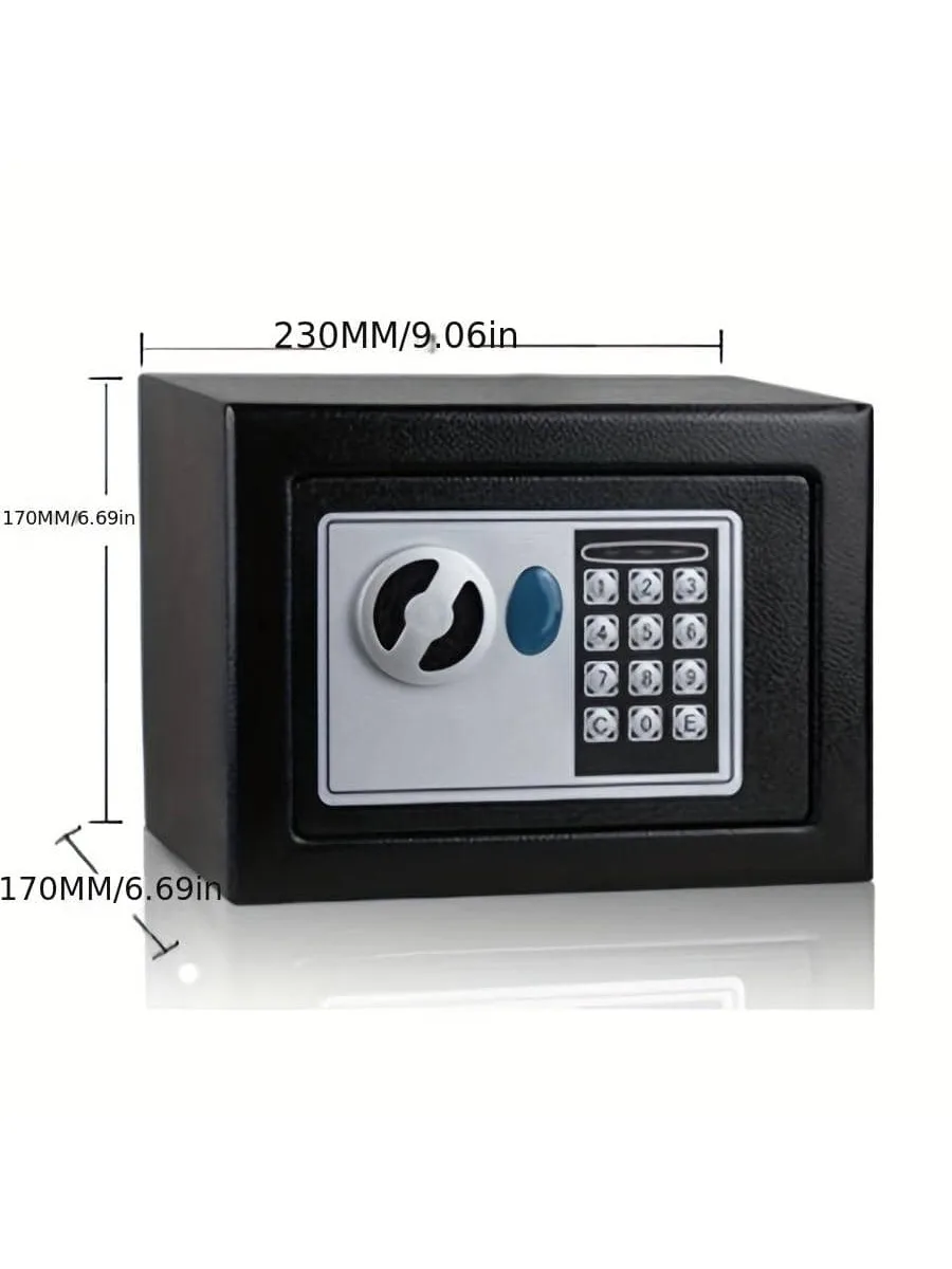 Digital Safe Box Safety Money Gun Electronic Lock Safe Fireproof Safes for Home Strongbox Small Cash Security Lockable Storage