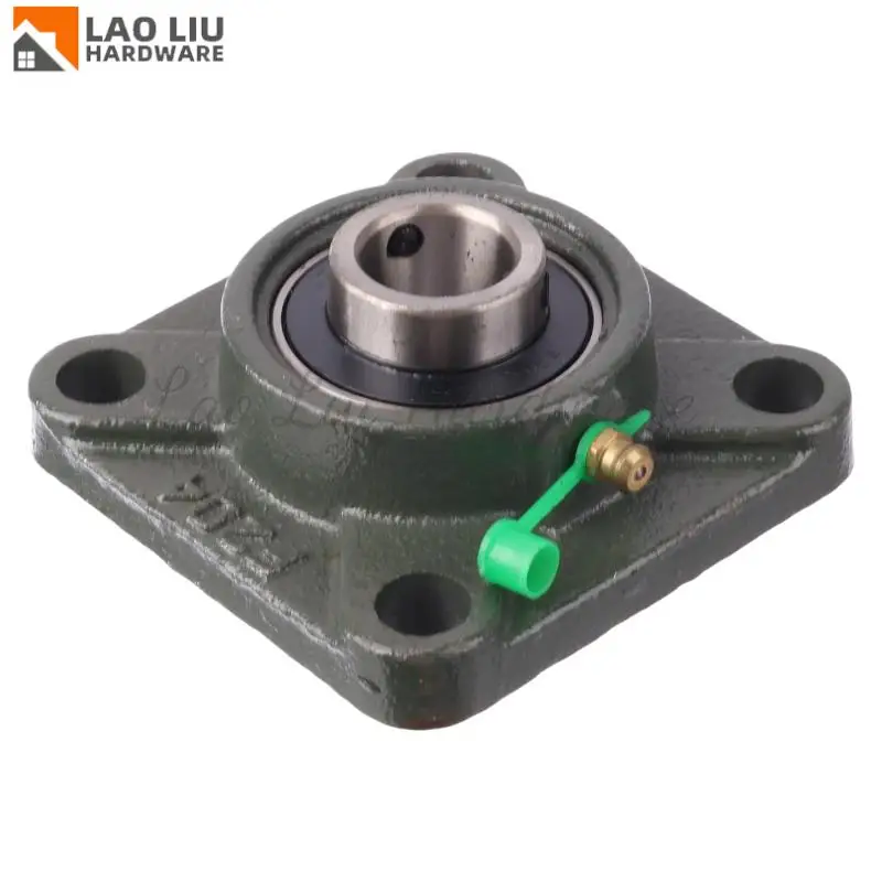 UCF204 подшипник 20 мм 4 болта установка отверстия подшипника квадратный фланцевый прокладка блок