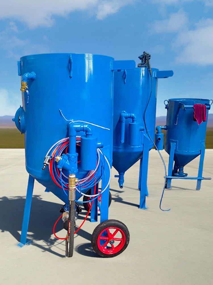 Industrial Dry Wet Sandblasters For Clear Rust And Stains Manual Cleaning Type For Sand Blasting Cleaning Sandblasting Machine