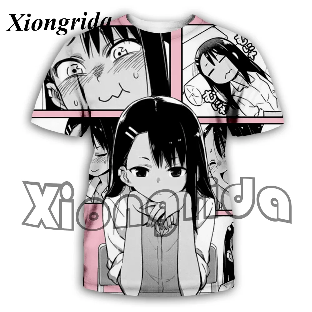 Hot Salling 2024 Fashion T Shirt Mens 3D Hentai Sexy Anime Crew Neck Tees Cosplay Otaku Tops Unisex Summer XXS-6XL