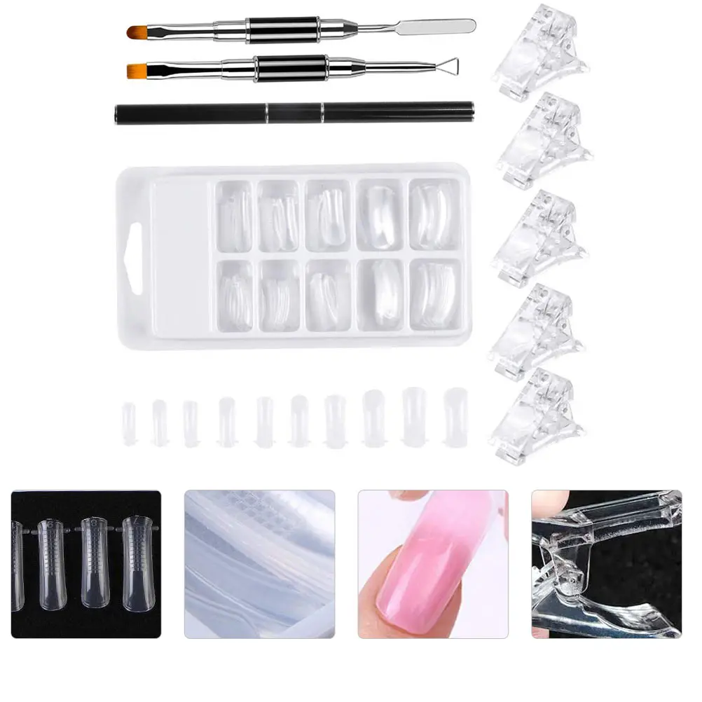 1セットネイルモデリングプレート、使いやすいネイルアート用品、エクステンションチップ用、自然な外観、手触りが柔らかく安全な素材