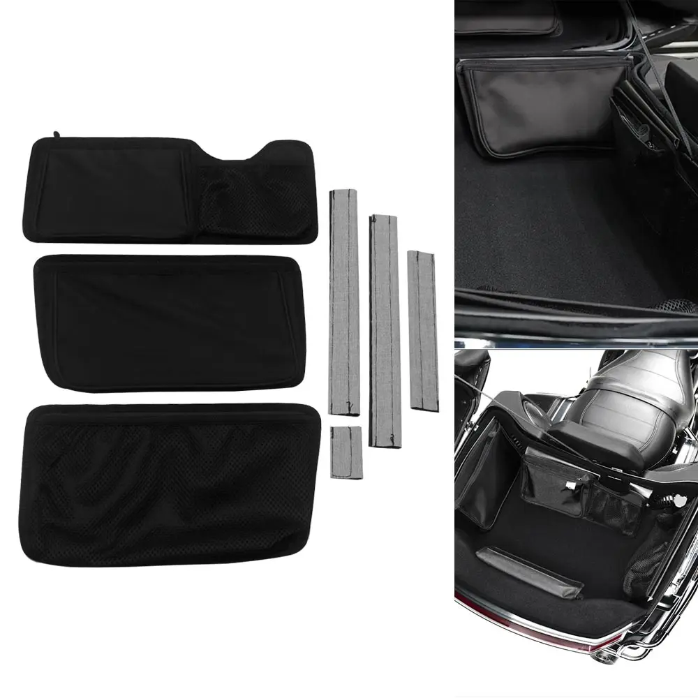 For Harley Road Street Glide CVO/SE ST FLTRXSE FLHX 23-26 Motorcycle Saddlebag Inner Storage Bag Tour-Pack Trunk Liner Organizer