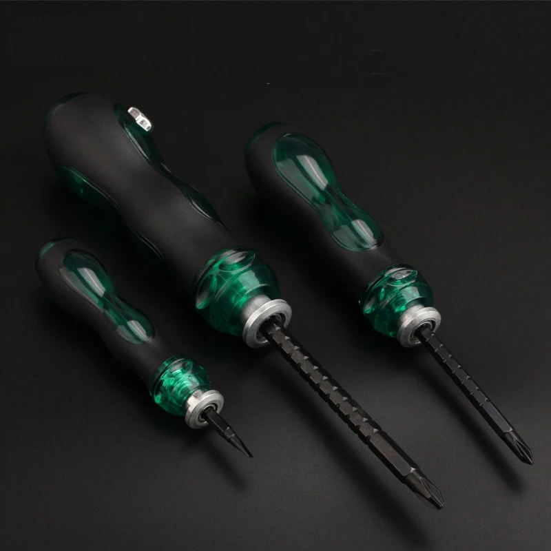 Double Use Screwdriver 85 110 125 180 mm Long Bit With Handle Repair Tools Chrome Vanadium Steel Removable Screwdriver