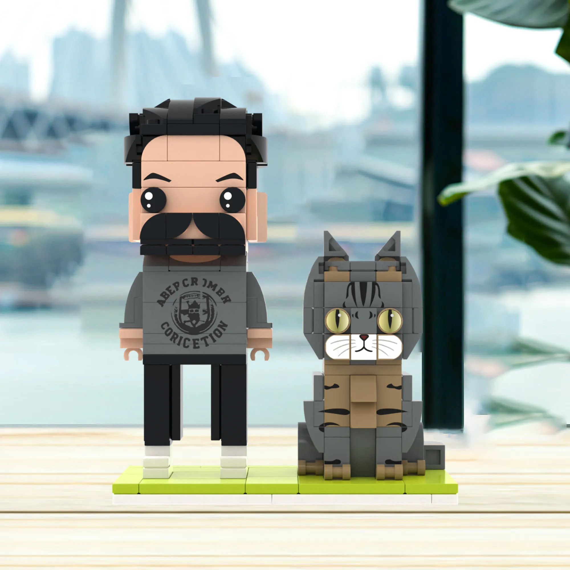 

Конструктор из гранул с персонализированными фигурками: мультяшные персонажи, игрушки для сборки, подарок на день рождения, мелкие детали