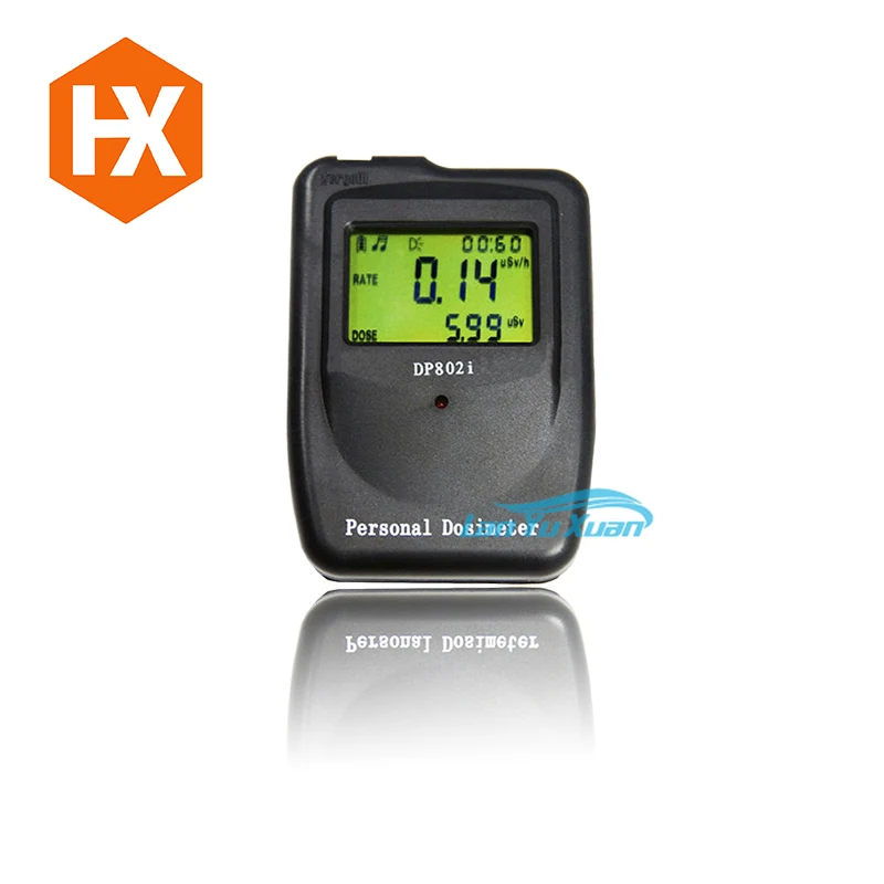 Personal Dosimeter Professional Radiation Detector Handheld X, Gamma Rays And Hard Beta    HX-DP802i