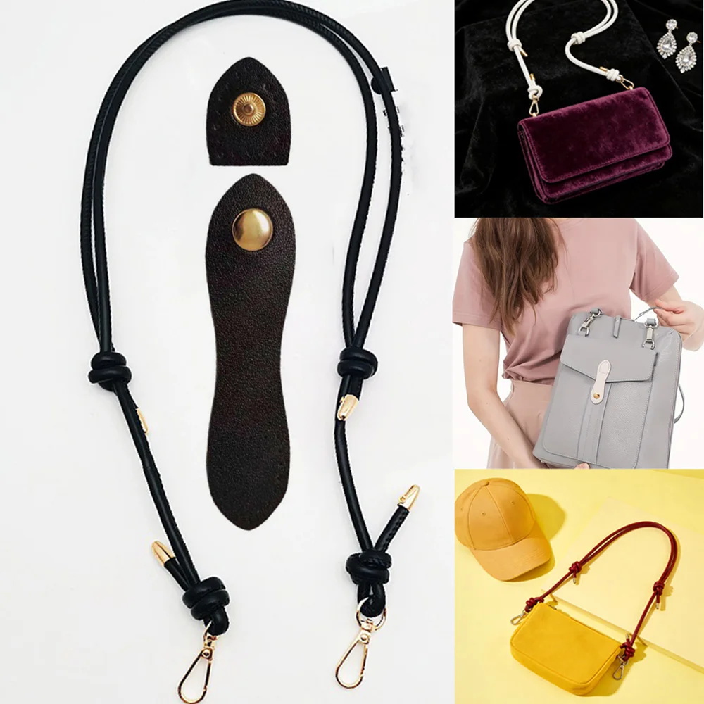 3Pcs/Pack with Straps and Buckle for Bag Attachment, Knitted Yarn Bag Buckle, DIY Handmade Bag Accessories, Wallet Making Accessories Buckle