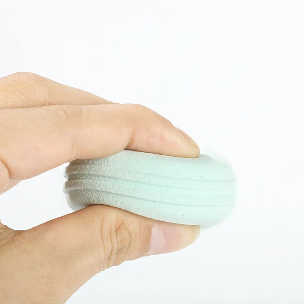 8 pçs maquiagem ovo pó puff flexível dupla face beleza puff para fundação creme blush iluminador líquido pó solto aplicação