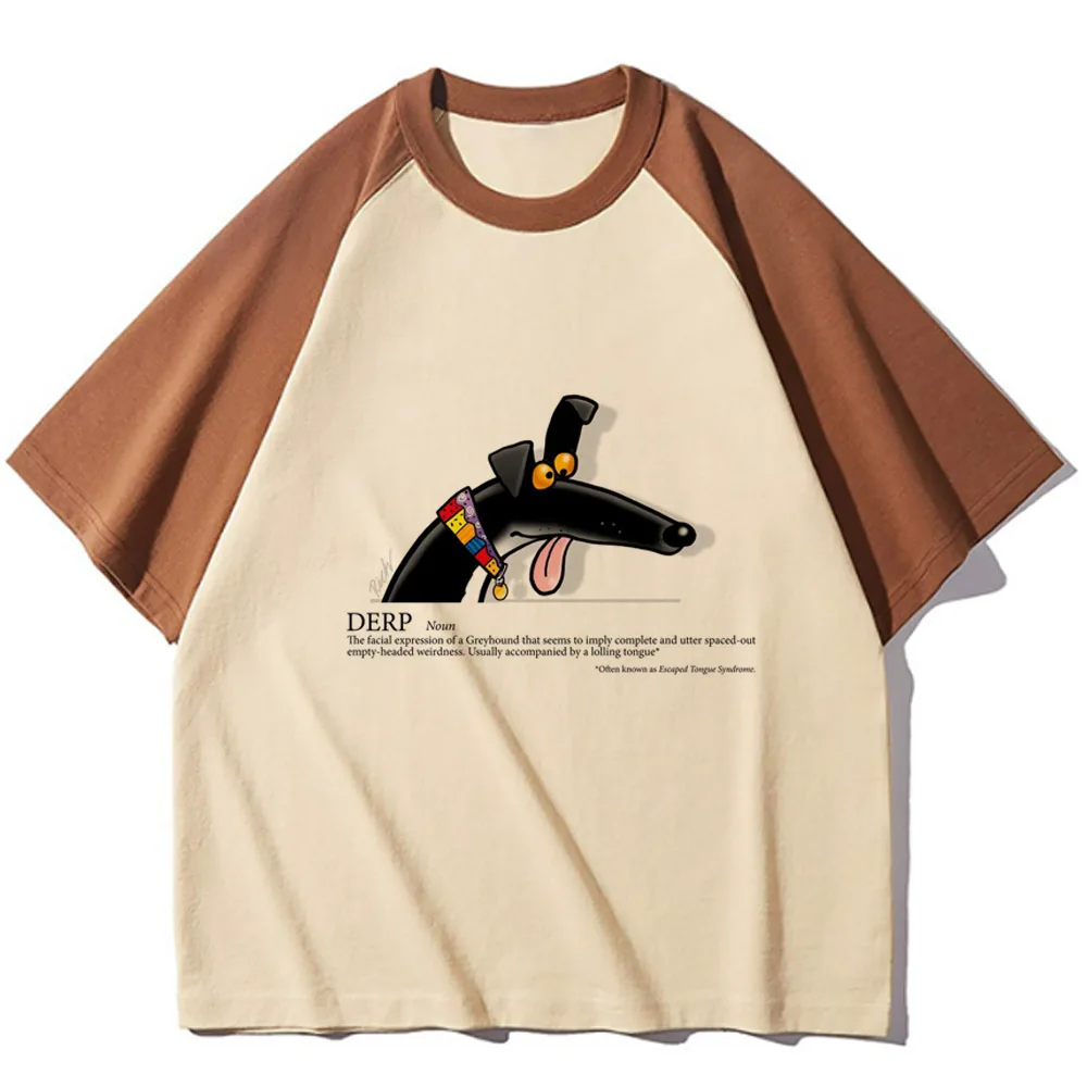 Greyhound tshirt women soft fabric t-shirts female streetwear Japanese 2000s clothing