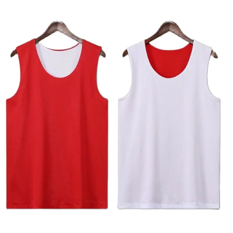 Men Reversible basketball jersey Anti-pilling Breathable Basketball Jerseys Polyester Youth College Basketball Jerseys Custom
