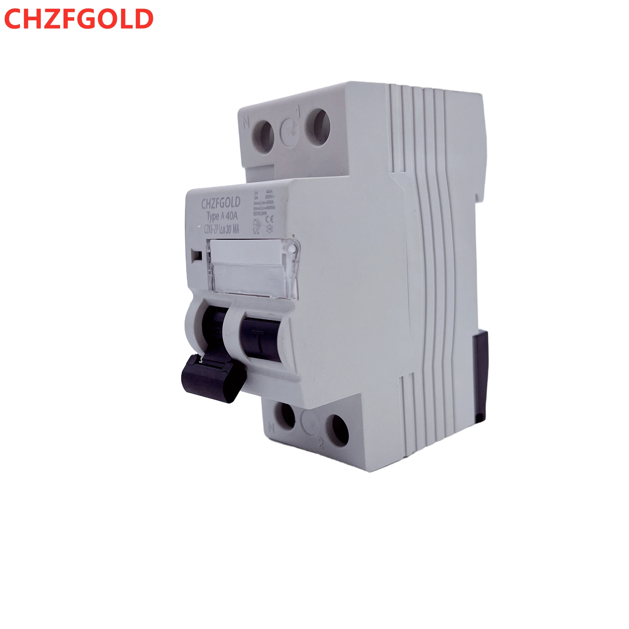 Disyuntor de corriente Residual Clase B RCD 2 P 4 P 25A 40A 63A 30mA 100mA 300mA 6kA 10kA 2 polos 4 polos tipo B RCCB